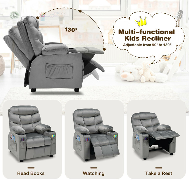 Wayfair best sale kids recliner